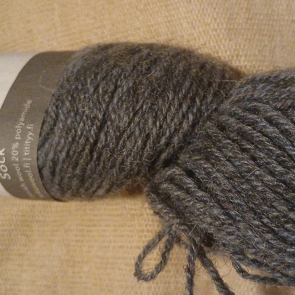 Tuku Wool Sock Yarn in Cool Gray-Blue NWT - Picture 4 of 5